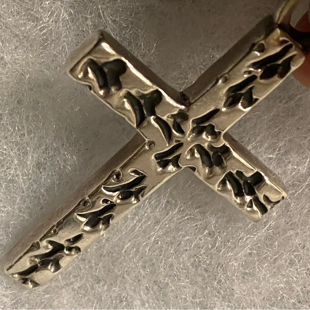 Good Art HLYWD |sterling Silver handmade Cross